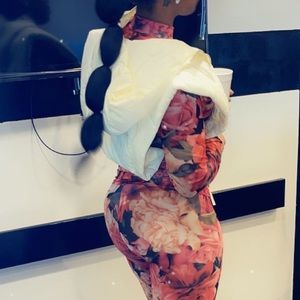 Cream puffer vest